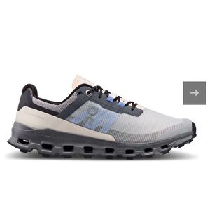 On Cloud Cloudvista Women's Gray and Black Athletic Shoes
